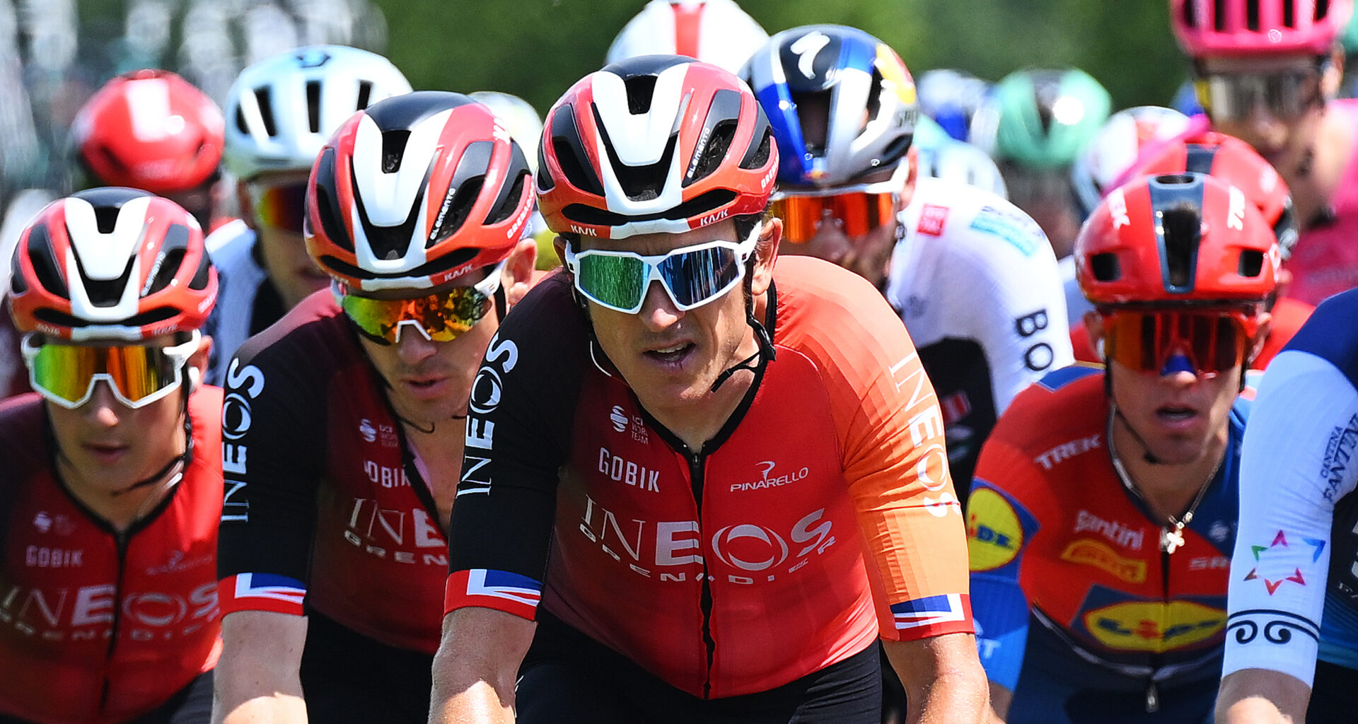 Thomas battles to finish following Suisse crash
