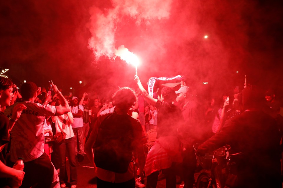 Around 300 people were arrested in the capital alone