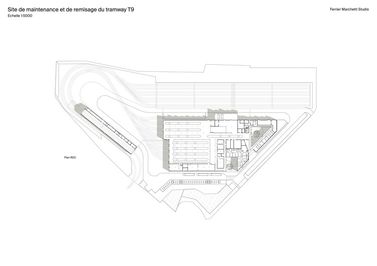 Maintenance and Storage Center T9 Tramway / Ferrier Marchetti Studio - Image 24 of 27