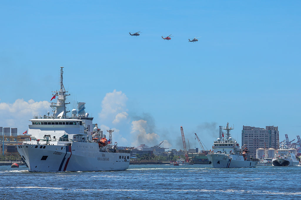 Taiwan Coast Guard holds joint forces drill amid tensions with Beijing