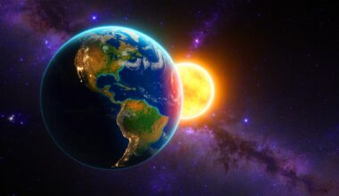 Illustration of a newly discovered super-Earth, Kepler-725c, within its star's habitable zone. Image generated by AI.