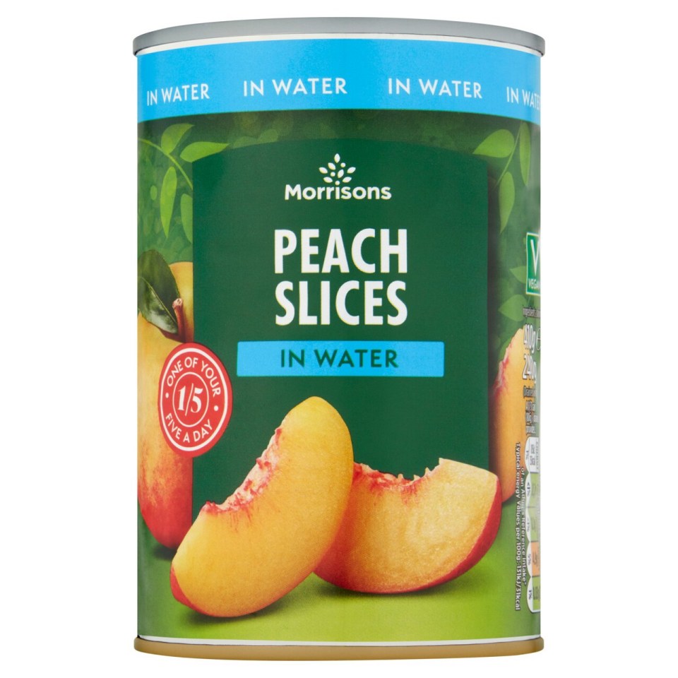Peach slices are stacked with fibre, potassium and valuable vitamin A