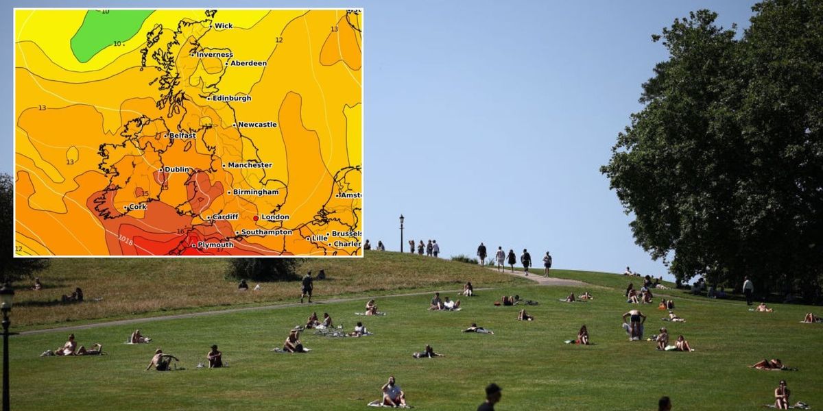 Britain set to bake as heat blast sweeps across nation from tropical Azores
