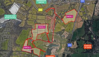 an overhead satellite map of the proposed location of the solar PV power plant.