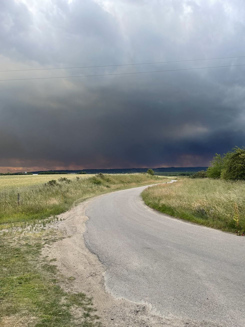 \u200bWildfires have been seen scattered across Scotland