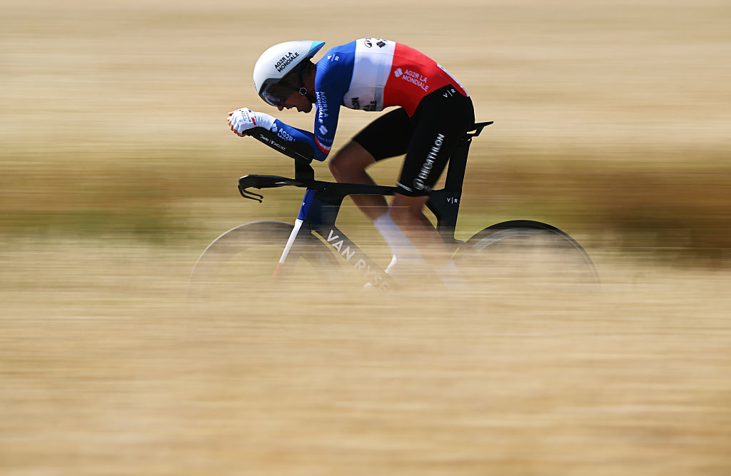 Bruno Armirail fends off Kévin Vauquelin to take third French National Time Trial Championships title in four years