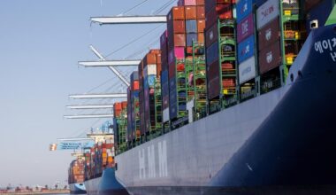 Job opportunities at the Port of Los Angeles are down by half
