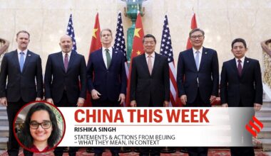 Officials of the United States and China in London for trade talks.