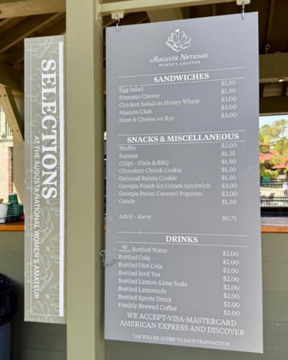 US Open food and drink