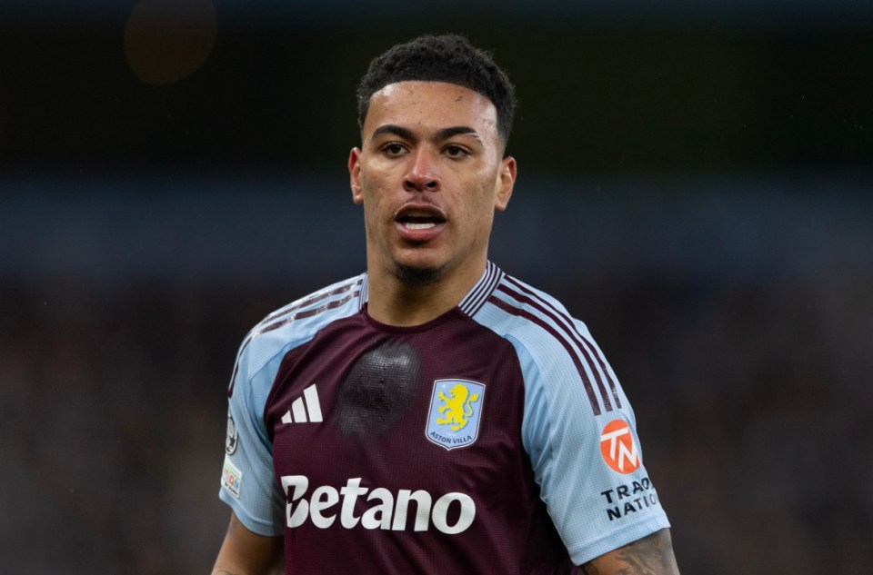 BIRMINGHAM, ENGLAND - APRIL 15: Morgan Rogers of Aston Villa in action during the UEFA Champions League 2024/25 Quarter Final Second Leg match between Aston Villa FC and Paris Saint-Germain at Villa Park on April 15, 2025 in Birmingham, England. (Photo by Visionhaus/Getty Images)
