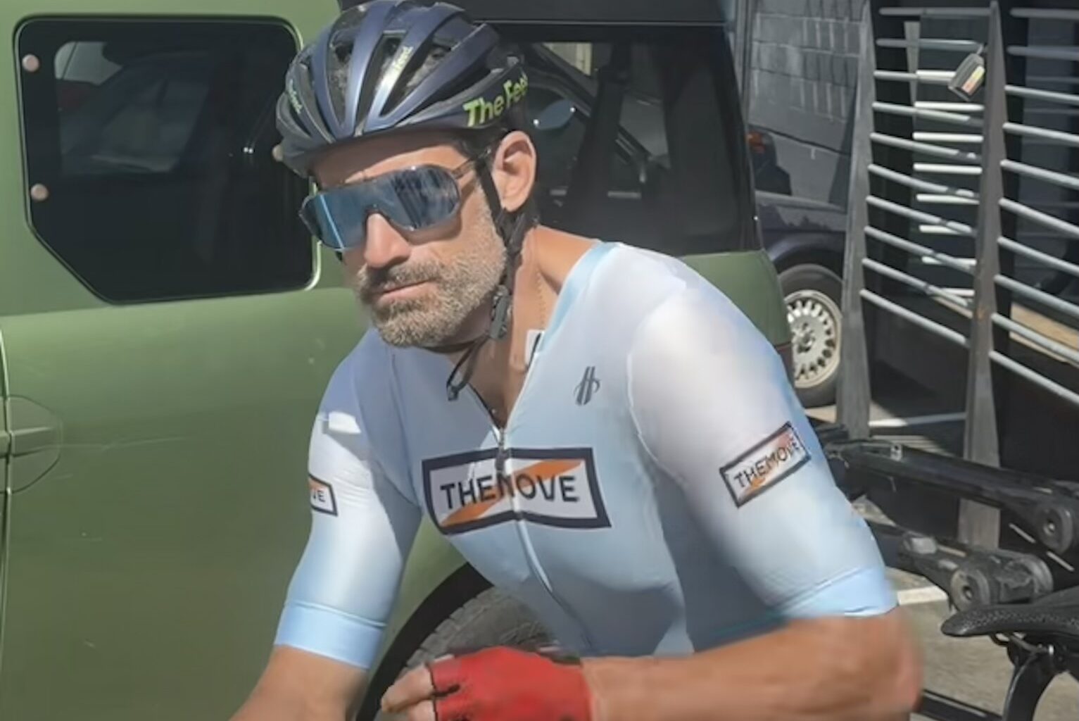 George Hincapie goes for a bike ride in Colorado with leadership team members of new Modern Adventure Pro Cycling