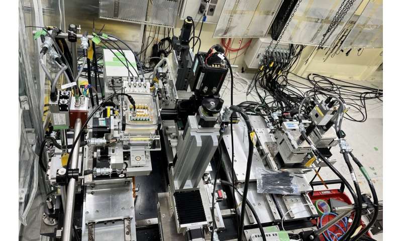 Wafer lens changes X-ray beam size by more than 3,400 times