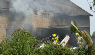 2 dead after small plane crashes into terrace of a house in Germany