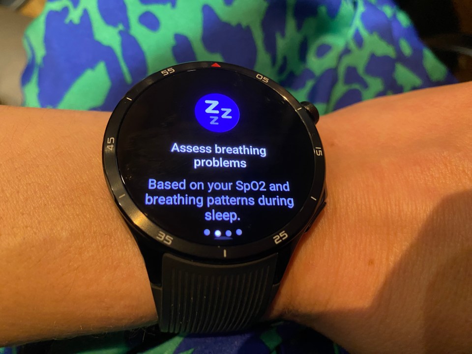 The OnePlus Watch 3 analyses an array of metrics, including snoring