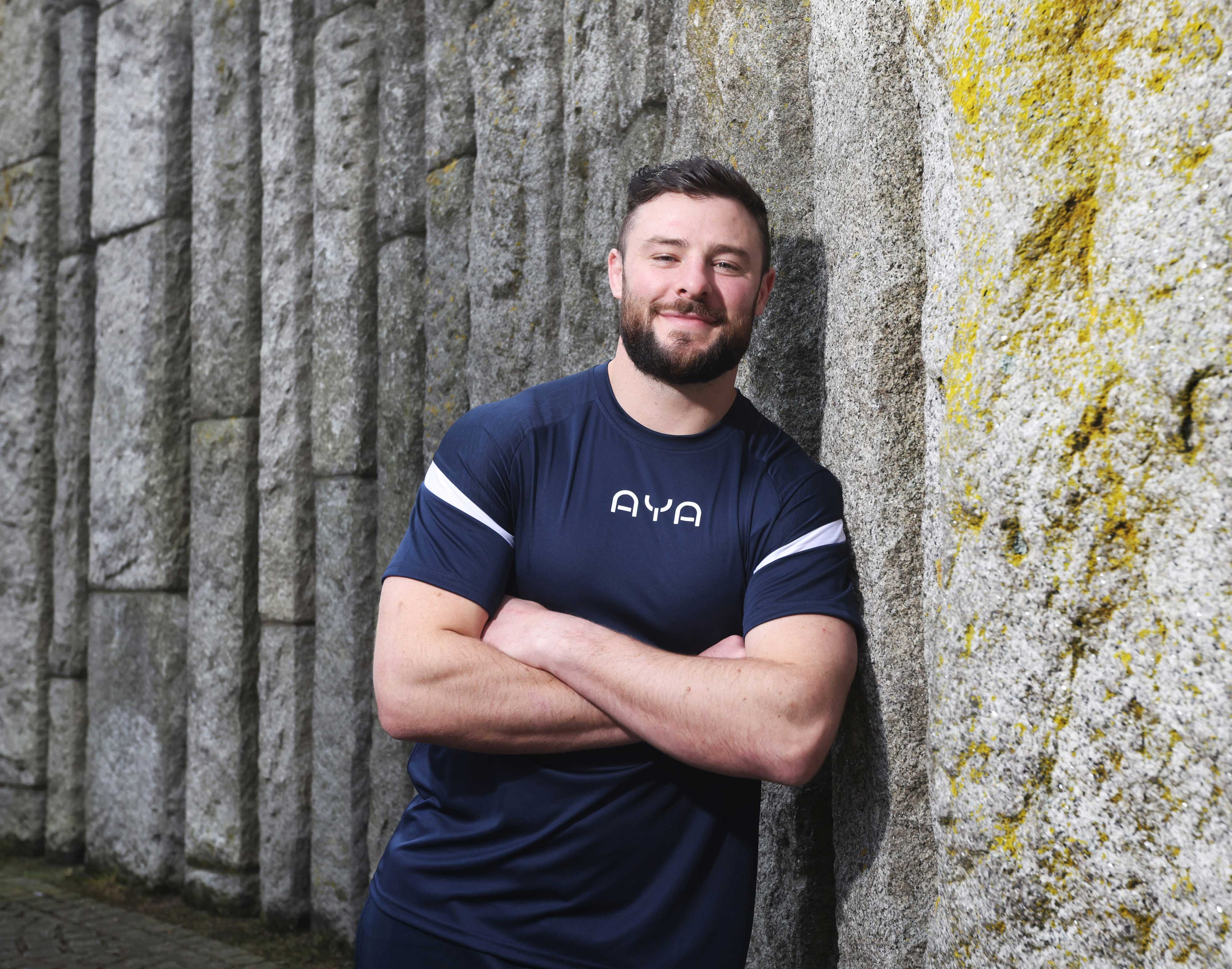 Robbie Henshaw, Irish rugby player, announces AYA brand partnership extension.