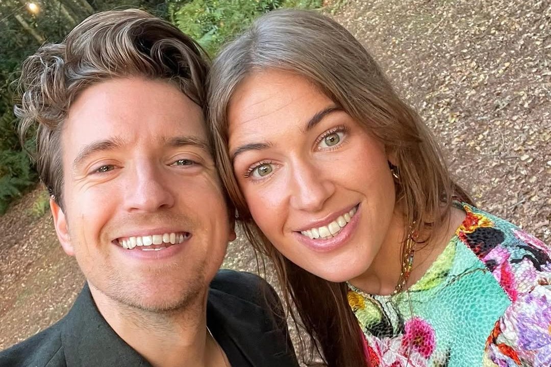 Bella Mackie and Greg James in a selfie.