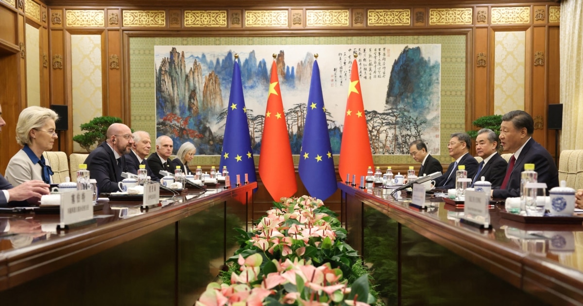 China's Stance On Ukraine Sparks EU Alarm