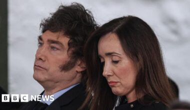 Argentina's Milei told to 'grow up' by VP in public spat over pensions