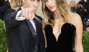 Justin Bieber, Hailey Bieber Rare PDA
