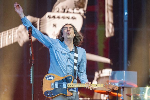 Gary Lightbody of Snow Patrol performs at the TRNSMT festival in Glasgow