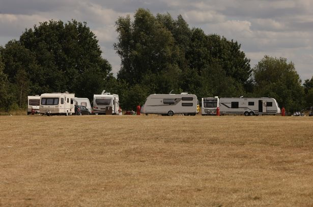 Travellers at Shard End Park