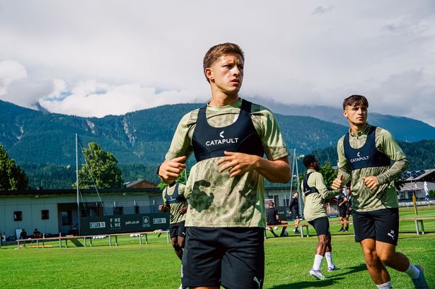 Ayman Benarous during an Argyle training session at the Sportplatz in Volders, Austria, on Monday, July 7, 2025 - Photo: PAFC