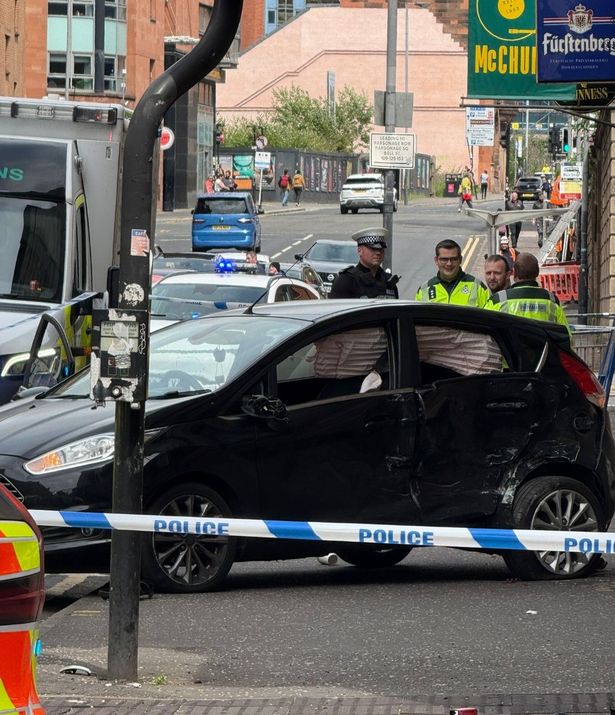 A black Ford Fiesta was involved in the crash