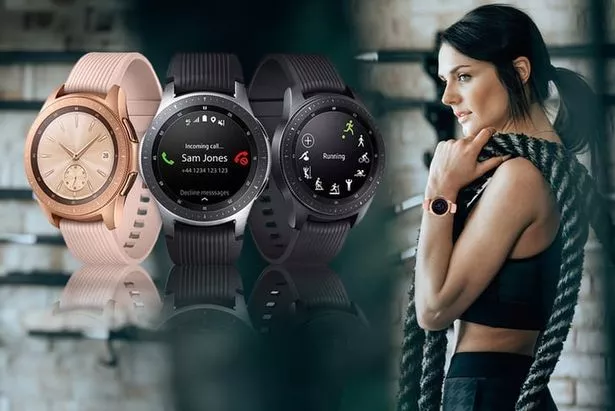 The Samsung watch is available in two colours at Wowcher.