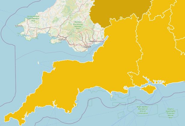 Yellow heat health warning 