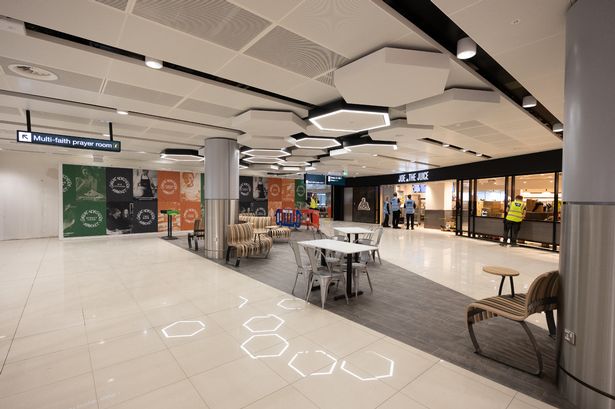 A new section of the Terminal 2 lounge opens at Manchester Airport