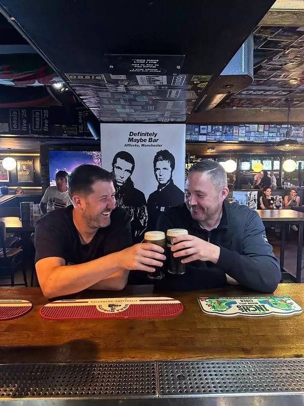 Paul and Mark Gallagher, who have no relation to the Oasis brothers despite their shared surnames, run the Definitely Maybe bar