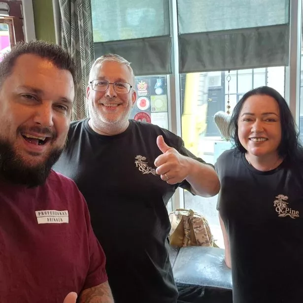Dale with the team at Fox & Pine