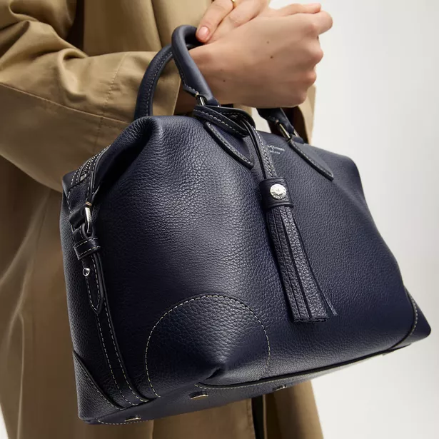 The Hudson in French Navy Milled Pebble now costs £275