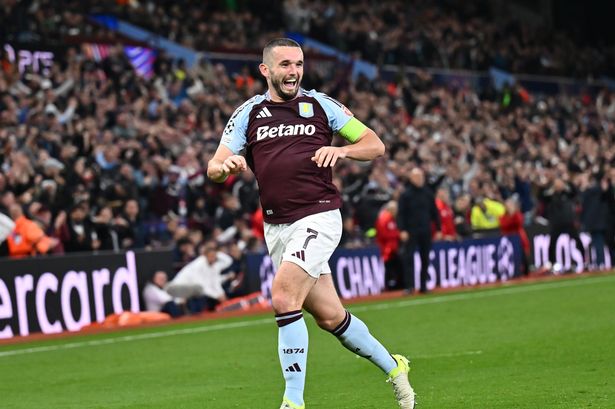 Aston Villa captain John McGinn
