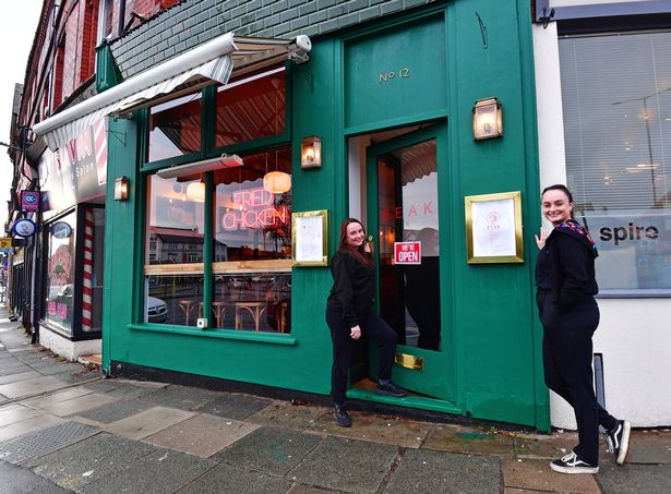 Beak Fried Chicken co-owner Natalie Grady (left) with sister and general manager, Christy Grady. Photo by Colin Lane