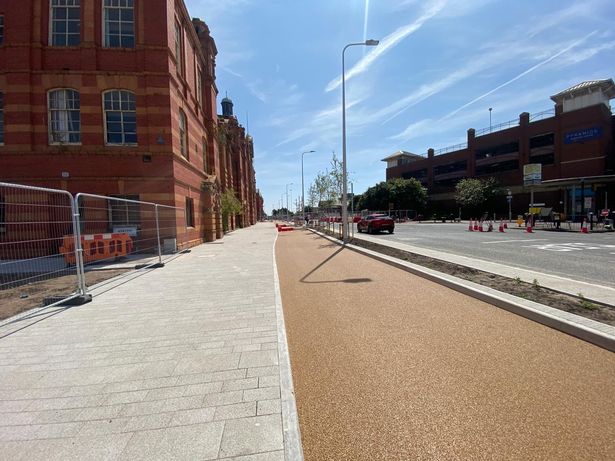 Some parts of Conway Street are now finished