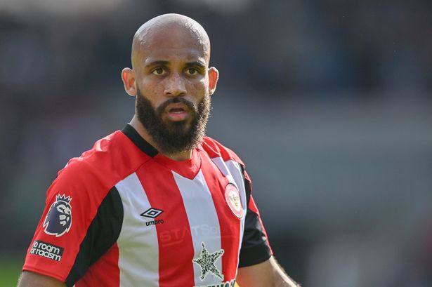 Brentford forward Bryan Mbeumo