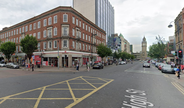 Google Street View of junction of Bridge Street and High Street in Belfast 