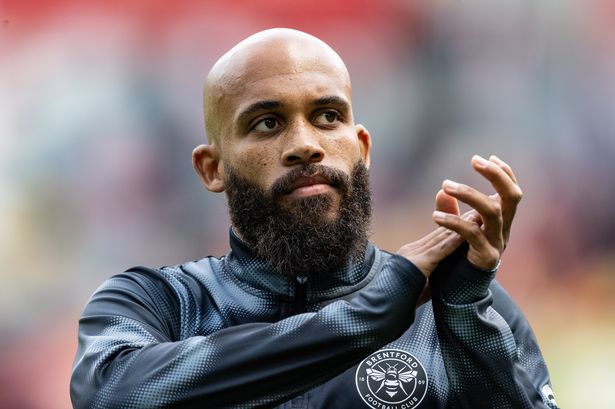 Bryan Mbeumo before a Brentford game