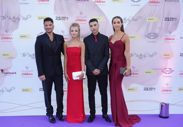 Peter Andre and family