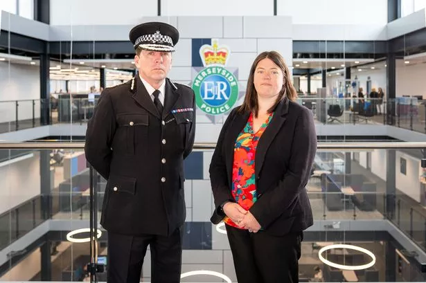 Incoming Merseyside Police Chief Constable Rob Carden and PCC Emily Spurrell (PCC)