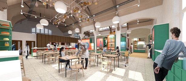 CGI of how the inside of Touchstones could look once work is complete