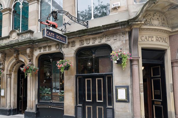 GV of the Cafe Royal, West Register Street, Edinburgh