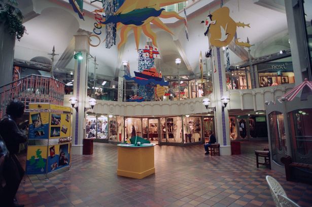 The interior of Cavern Walks on July 27 1993