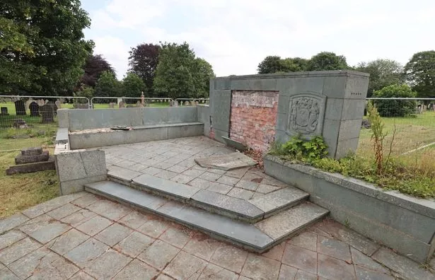 The damage at Anfield Cemetery (Colin Lane)