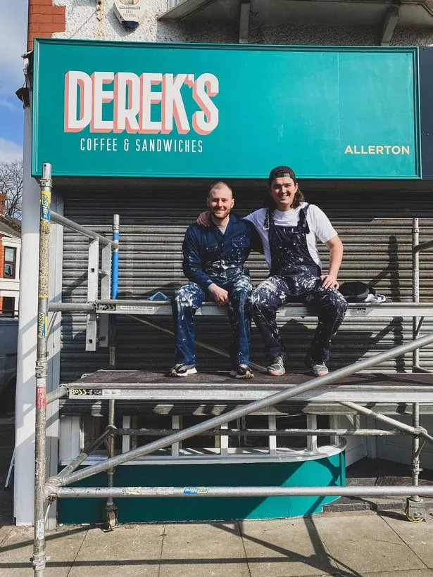 Adam Taylor and Ethan Woodroofe own Derek's Coffee & Sandwiches