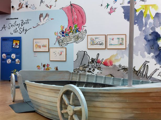 The free Quentin Blake & Me exhibition is running at the Lowry