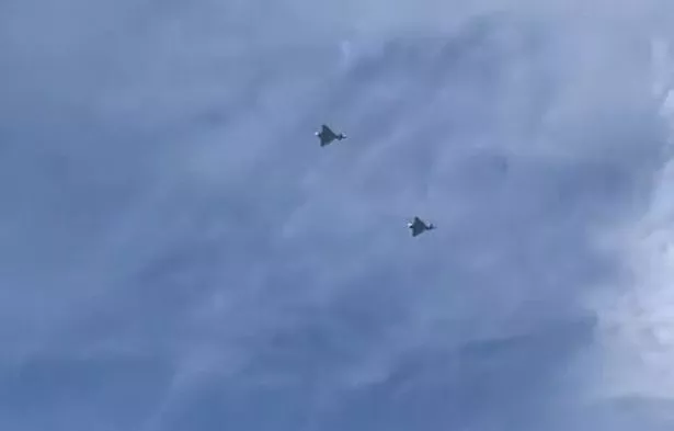 Fighter jets seen flying over home in Ashton Gate in Bristol
