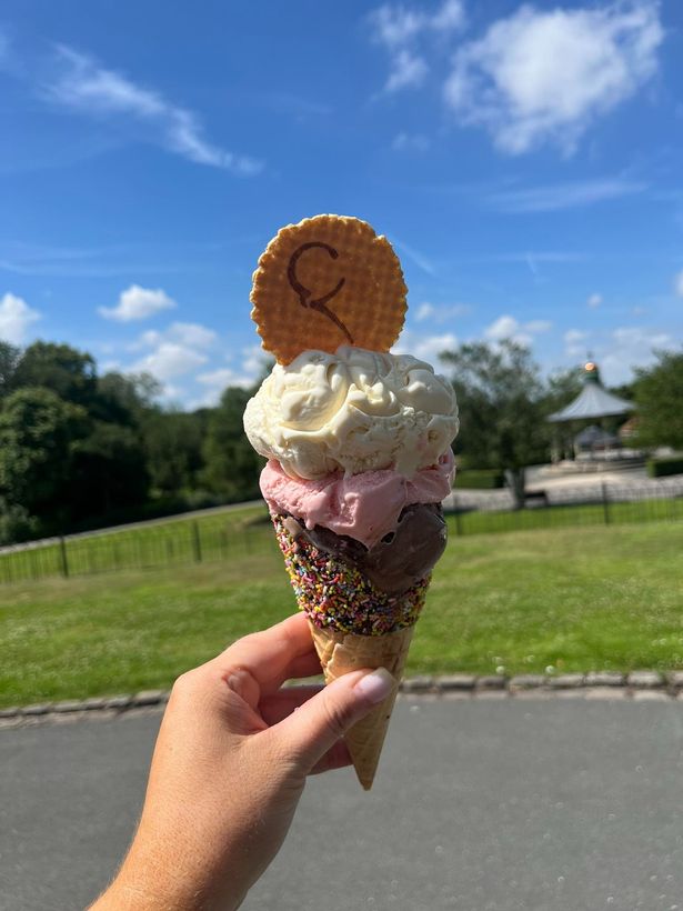 Grab a sweet treat from Frederick's ice cream parlour 
