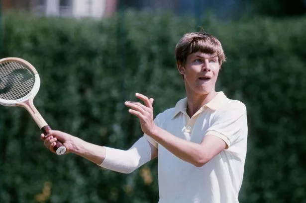 Buster Mottram, pictured during his tennis career, has been banned by Wimbledon